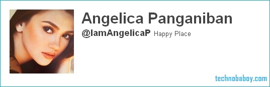 angelica panganiban twitter1 25 Most Followed Filipino Celebrities on Twitter (as of September 8, 2011)