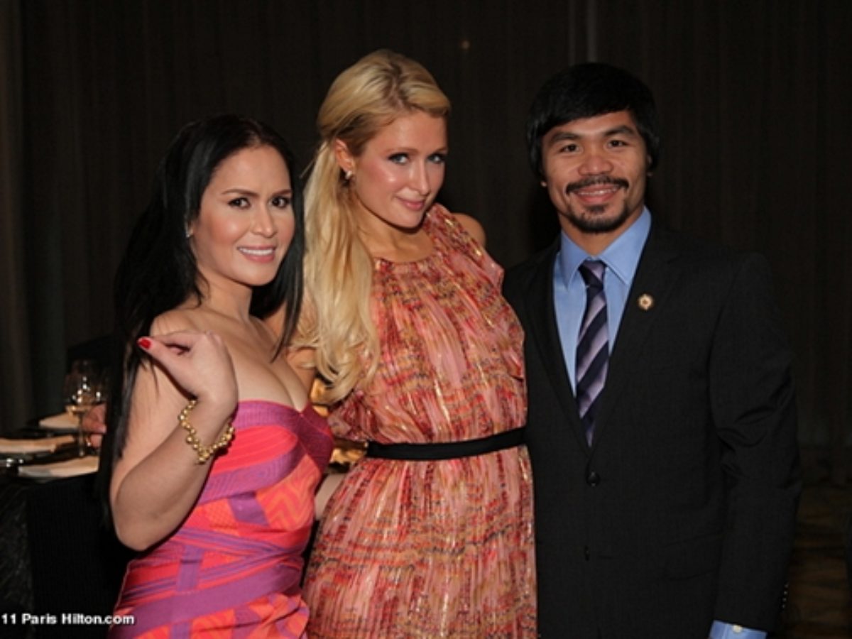 Paris Hilton Posts Photo With Manny And Jinkee Pacquiao Trends Again On Twitter