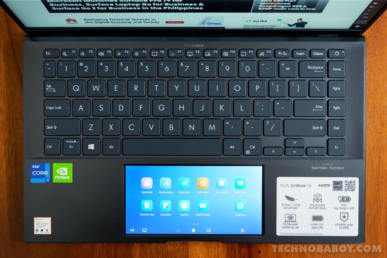 ASUS ZenBook 14 UX435EG Keyboard