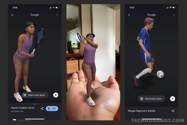 Google Athletes in 3D