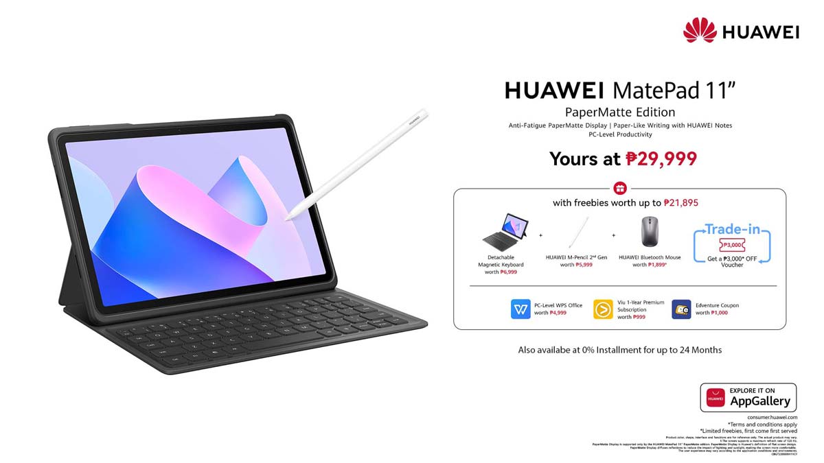 HUAWEI MatePad 11 PaperMatte Edition Price Philippines