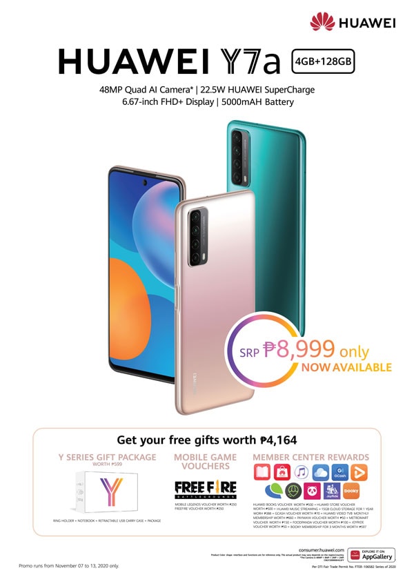 Huawei Y7a price promo