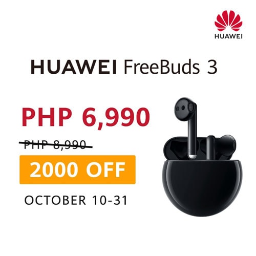 Huawei Freebuds 3 promo