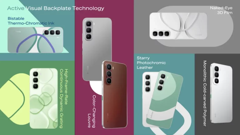 Infinix Active Visual Backplate Technologies
