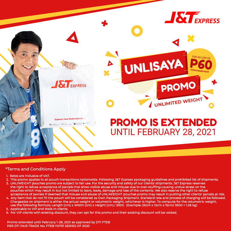 J&T Express Unlisaya Promo