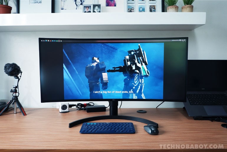 LG 34WL85C-B ultrawide monitor review