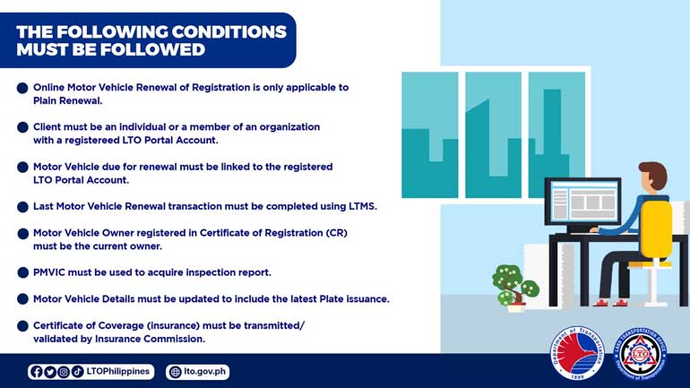 LTO LTMS Portal Online MV Registration Renewal