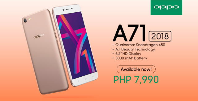 oppo a71 2018 philippines