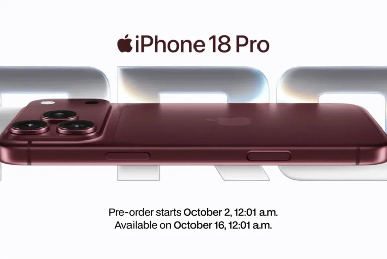 PMC iPhone 18 Pro Pre-orders