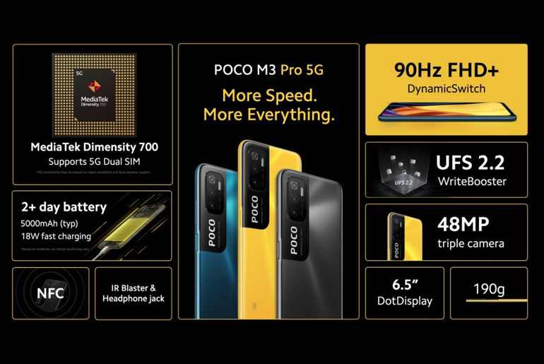 POCO M3 Pro 5G specs