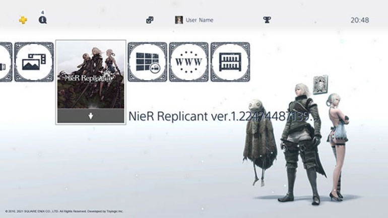 NieR Replicant PS4 Theme