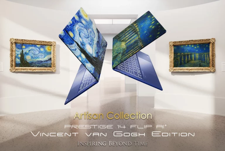Prestige 14 Flip AI plus Vincent van Gogh Edition