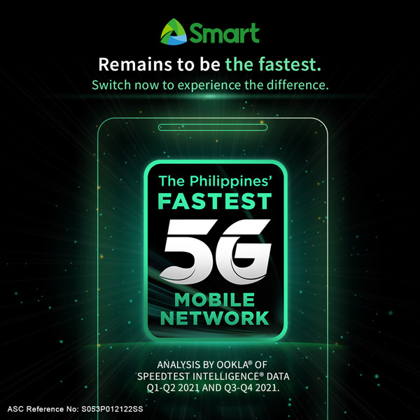 Smart Fastest 5G in the Philippines