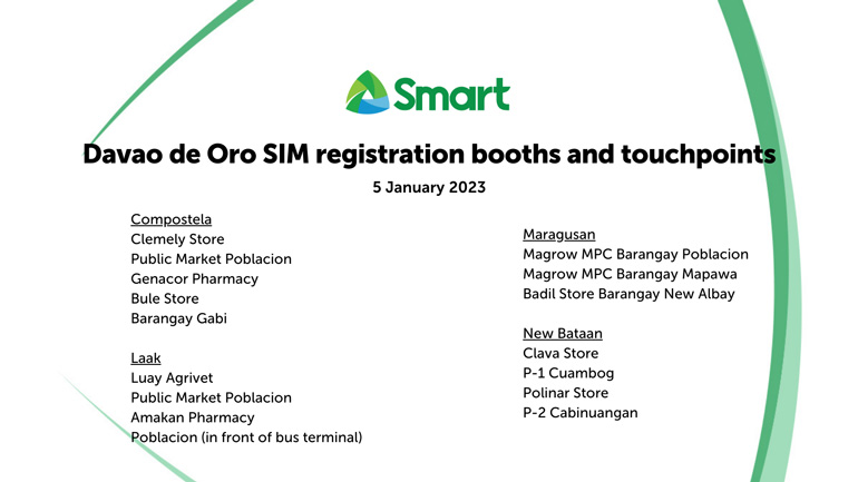 Smart SIM Registration Booth Davao