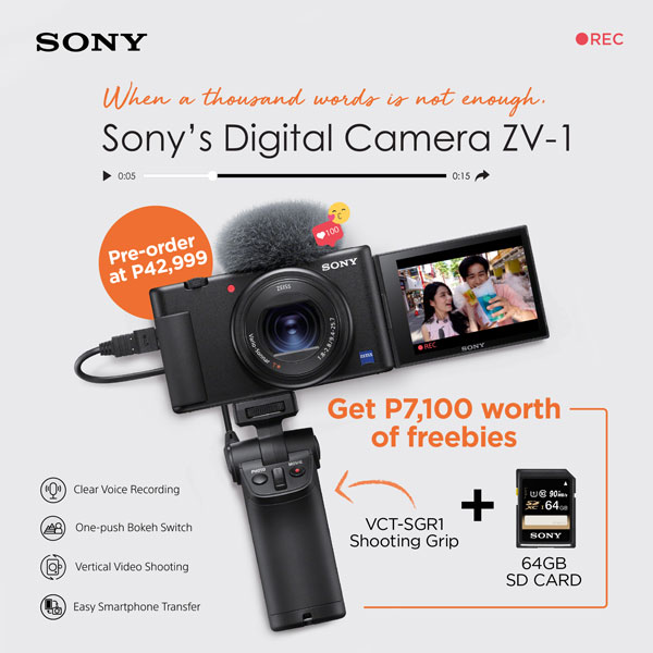 Sony Digital Camera ZV-1 Price Philippines