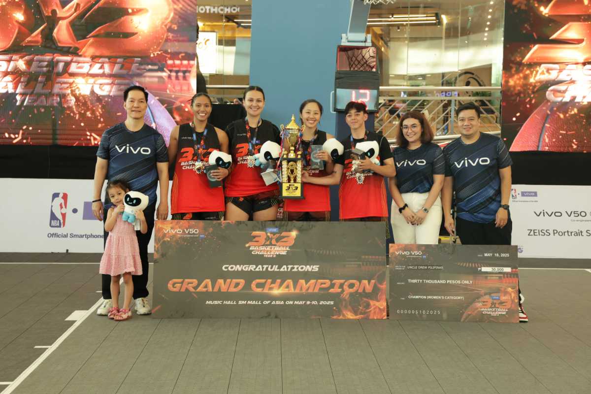 Women's division champions: Uncle Drew Pilipinas
