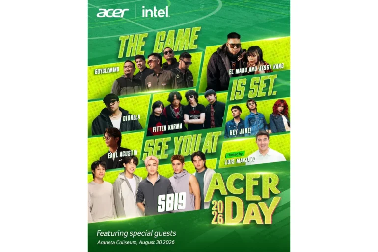 Acer Day turns 10, SB19 leads August 30 concert