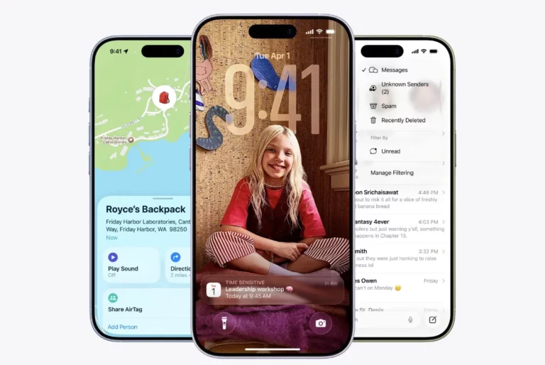 apple iphone display