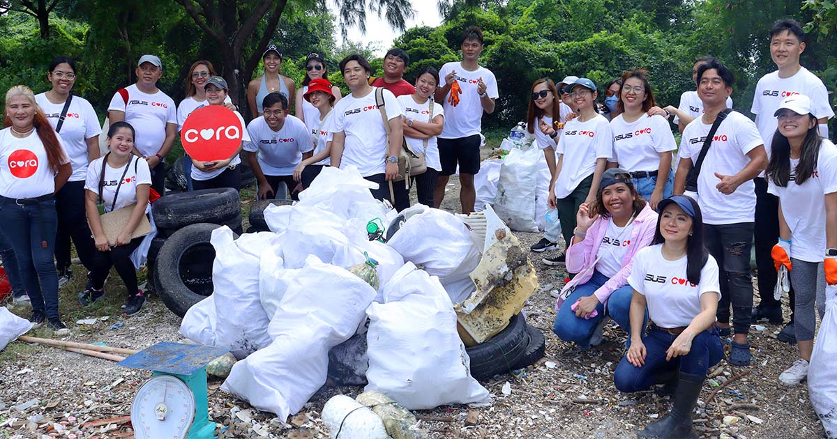 ASUS CORA coastal cleanup