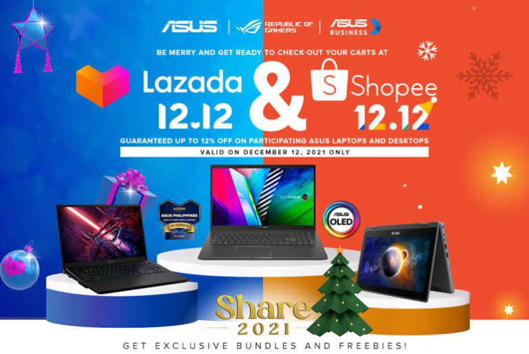 ASUS Shopee and Lazada 12.12 sale