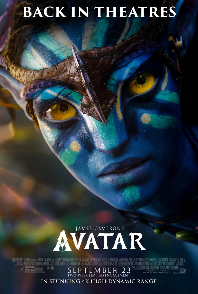 2009 film Avatar is coming back to theaters this September