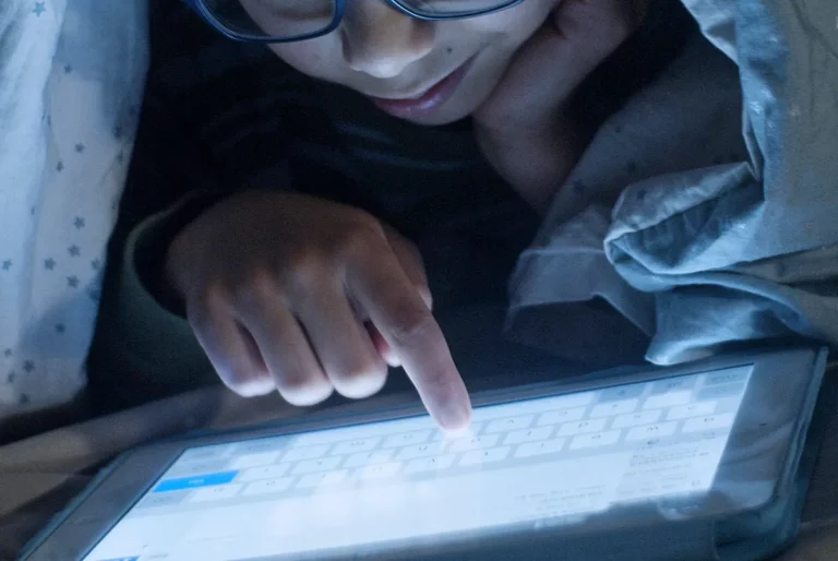 child using a tablet