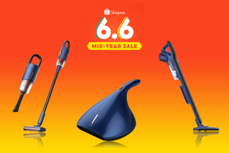 Deerma offers up to 70% off on vacuum cleaners in Shopee's 6.6 Mid-Year Sale
