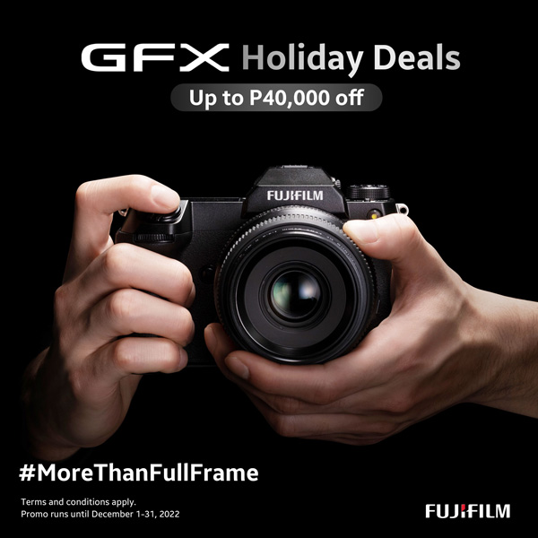 Looking for a camera? Check out FUJIFILM's massive GFX holiday deals