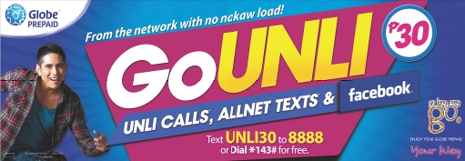 Globe Prepaid Go Unli Promo Combines Calls, Texts and ...