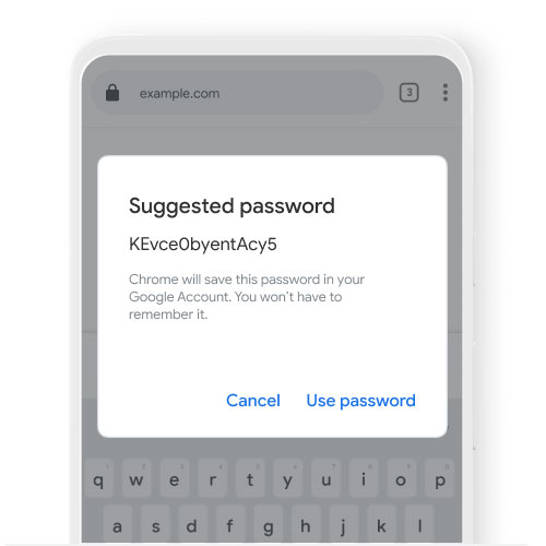 Google Secure Password Manager