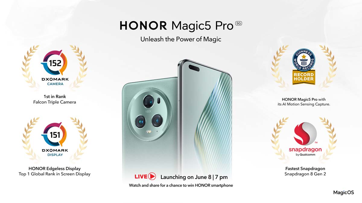 HONOR Magic5 Pro DXO Mark Scores