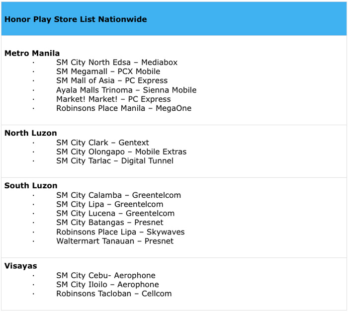 honor play philippines price specs