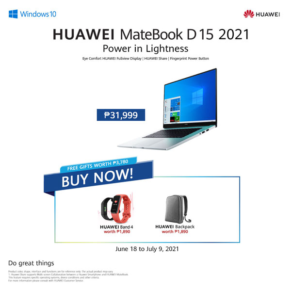 Huawei MateBook D 15 2021 price philippines
