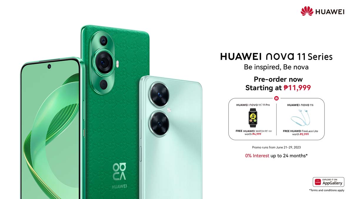 HUAWEI nova 11 series price in the philippines