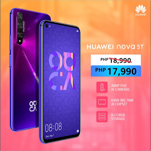 Huawei Nova 5T Price Drop