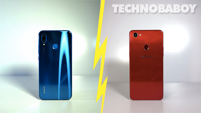 oppo f7 vs huawei p20 lite