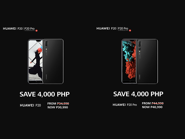 huawei p20 p20 pro philippines price drop