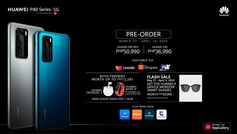 huawei p40 huawei p40 pro philippines pre order