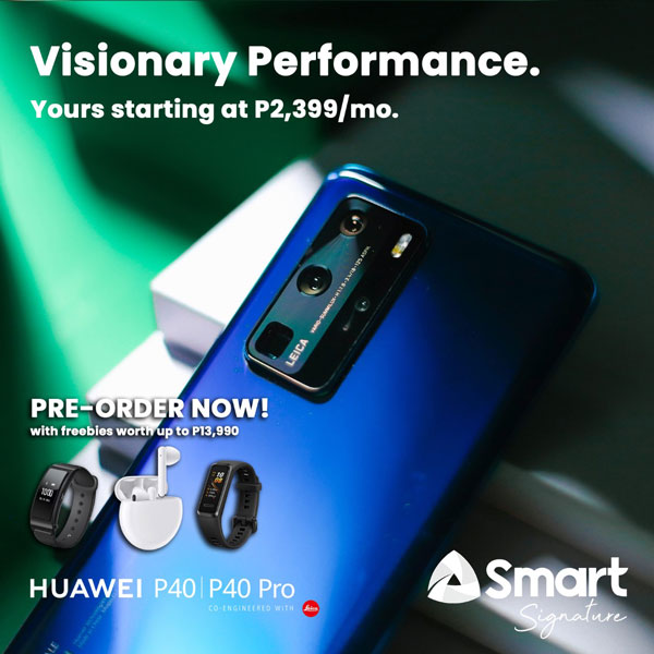 Huawei P40, Huawei P40 Pro Pre-order Smart Signature