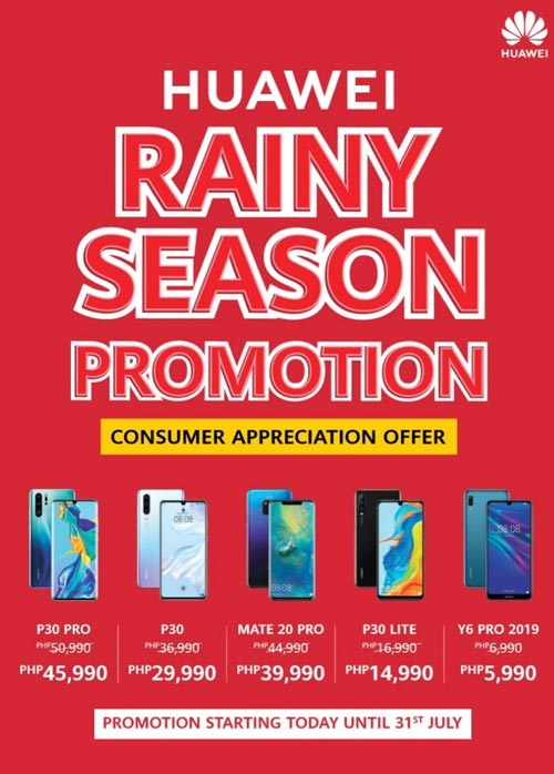 Huawei Rainy Season Promo