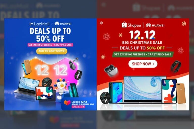 Huawei List of products for Shopee and Lazada 12.12 sale