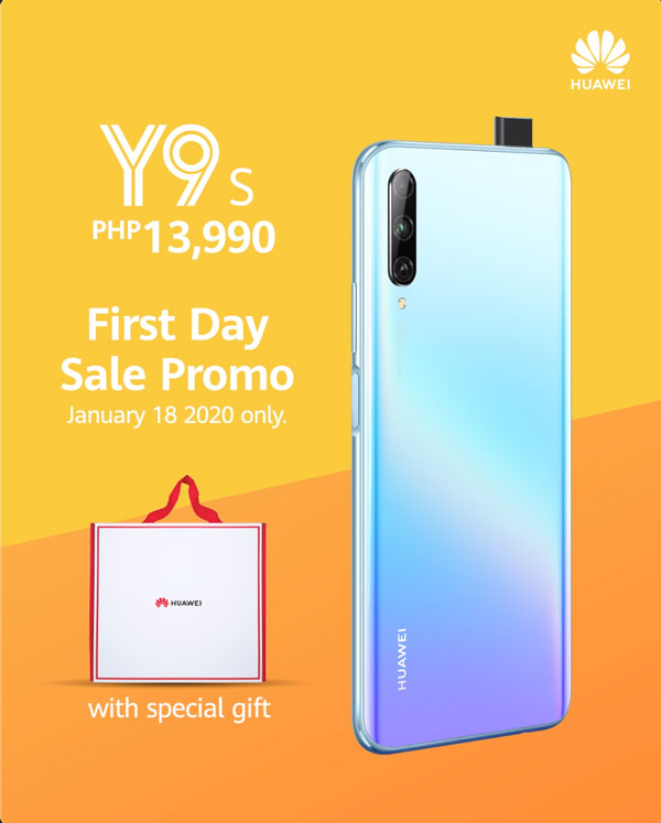 Huawei Y9S First Day Sale Promo