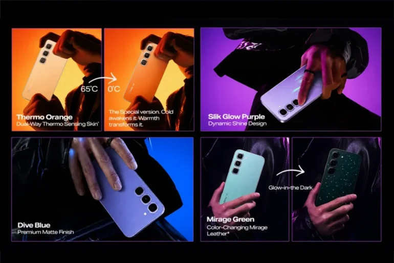 Infinix Hot 70 Pro launched with Dimensity 7100, LED cube