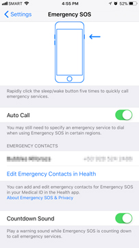 ios 11 emergency sos