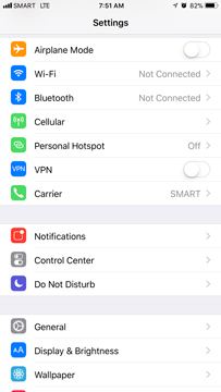 ios 11 wifi bluetooth