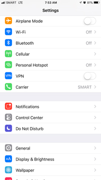 ios 11 wifi bluetooth