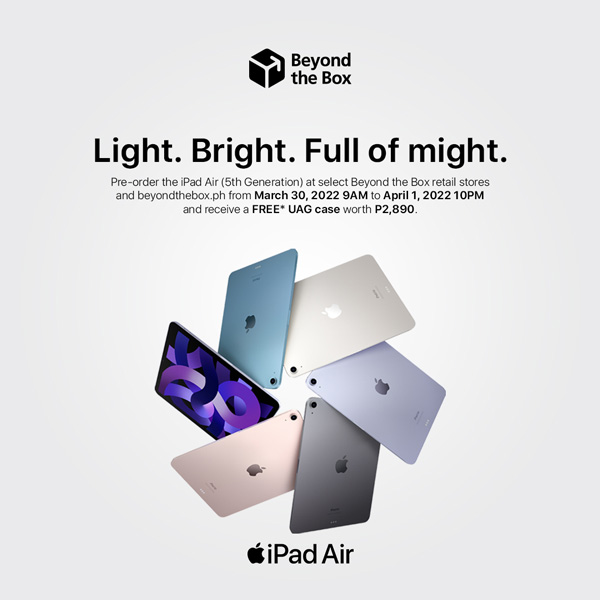 iPad Air 5 Beyond the Box pre-order