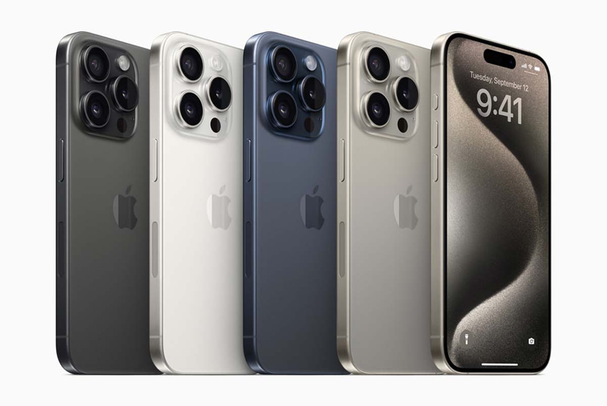 iPhone 15 Pro and 15 Pro Max Colors