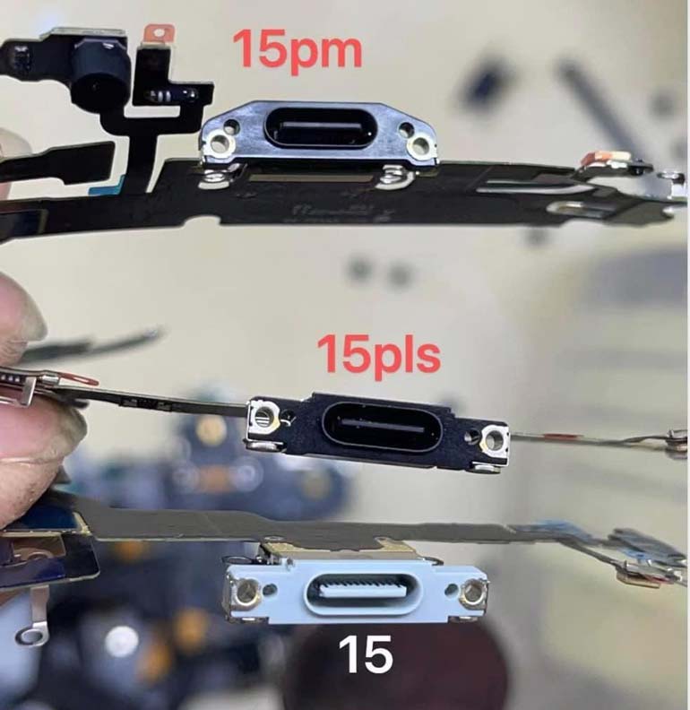 iPhone 15 series USB-C ports