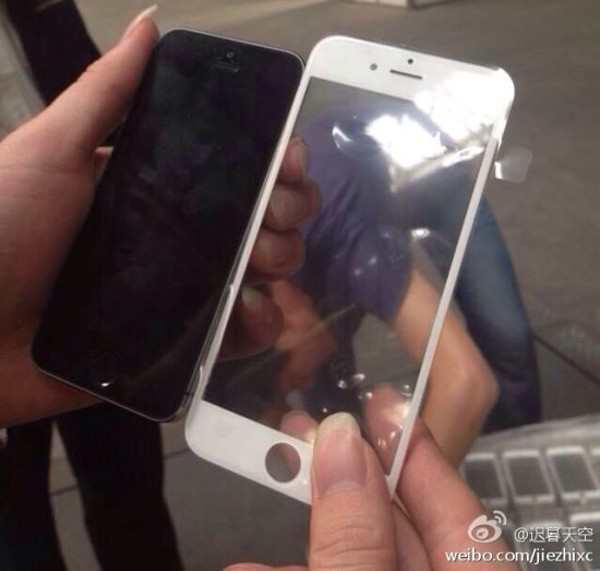 Alleged iPhone 6 screen. Image from GSM Arena.